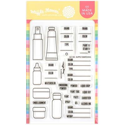 Waffle Flower Stempel - Supply Swatching